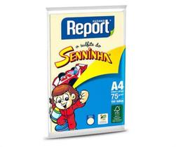 Papel Sulfite A4 Amarelo Com 100 Folhas Report