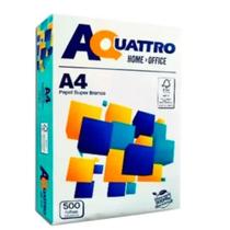 Papel Sulfite A4 Aquattro Branco Resma 500 Folhas