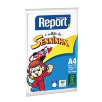 Papel Sulfite A4 Branco Com 100 Folhas Seninha Report