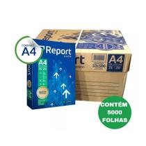Papel Sulfite A4 Branco Report Multifunção Kit C/10Pacotes