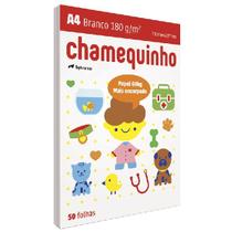 Papel Sulfite A4 Chamequinho 60 kg 180 g Branco - Chamex