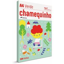 Papel Sulfite A4 Chamequinho Colorido 210x297mm 100 Folhas