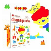 Papel Sulfite A4 Chamequinho Pacote 100 Folhas Chamex Branco Papel Sulfite A4 Chamequinho Pacote 100 Folhas Chamex Branco