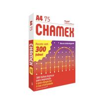 Papel Sulfite A4 Chamex 75 g Branco 300 folhas