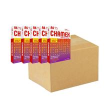 Papel Sulfite A4 Chamex 75G 210Mmx297Mm 500 Folhas Kit 5 Papel Sulfite A4 Chamex 75G 210Mmx297Mm 500 Folhas Kit 5