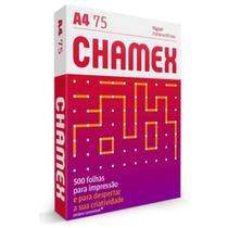 Papel Sulfite A4 Chamex Branco 210x297mm 500 folhas Papel Sulfite A4 Chamex Branco 210x297mm 500 folhas