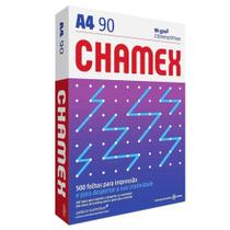 Papel Sulfite A4 Chamex Super, 210 x 297mm, 90grs, Pacote 500 Folhas, Branco Papel Sulfite A4 Chamex Super, 210 x 297mm, 90grs, Pacote 500 Folhas, Branco