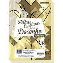 Papel Sulfite A4 Colorido AP60 180G Canário Pacote com 50 Folhas Papel Sulfite A4 Colorido AP60 180G Canário Pacote com 50 Folhas