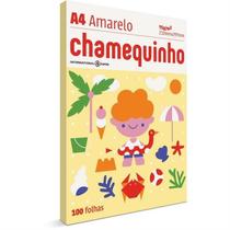 Papel Sulfite A4 Colorido Chamequinho 75 g Amarelo - Chamex Papel Sulfite A4 Colorido Chamequinho 75 g Amarelo - Chamex