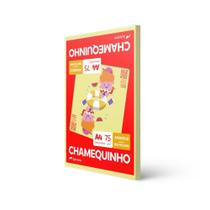 Papel Sulfite A4 Colorido Chamequinho 75G Amarelo