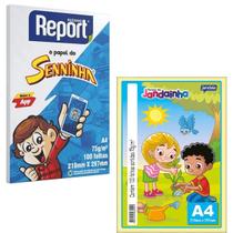 Papel Sulfite A4 Colorido Escolar Kit 5 Cores Azul Rosa Branco Amarelo Verde Total 200fls Material Desenho Artes Pintura Papel Sulfite A4 Colorido Escolar Kit 5 Cores Azul Rosa Branco Amarelo Verde Total 200fls Material Desenho Artes Pintura