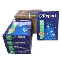 Papel sulfite a4 folhas 75g report premium com 2500 folhas