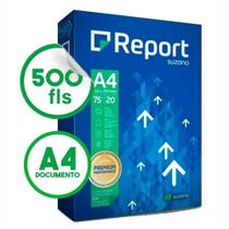 Papel Sulfite A4 Premium 75g 500 Folhas Branco Report