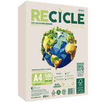 Papel Sulfite A4 Reciclado Jandaia Recicle 500 Folhas
