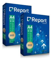 Papel Sulfite A4 Report Premium Pacote 1000 Folhas Resma Branca Cor Branco Nao Atola e Nao Borra