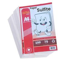 Papel Sulfite A4 Ultra Paper 100 folhas 75g Branco