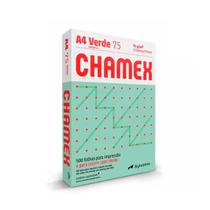 Papel Sulfite A4 Verde 75 g/m² com 500 Folhas - Chamex Papel Sulfite A4 Verde 75 g/m² com 500 Folhas - Chamex