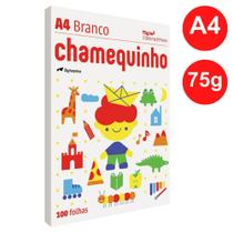 Papel Sulfite Branco 75g A4 210x297mm Chamequinho PT/ 100 Folhas - SYLVAMO