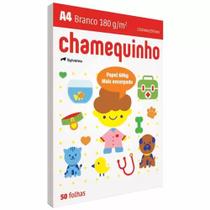 Papel Sulfite Branco A4 180g Chamequinho Pacote com 50 Folhas - Chamex Papel Sulfite Branco A4 180g Chamequinho Pacote com 50 Folhas - Chamex