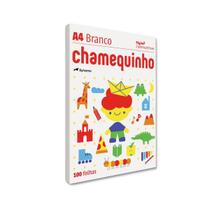 Papel sulfite Branco A4 75g 210mm x 297mm Chamequinho pacotes com 100 folhas