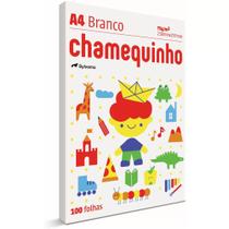 Papel sulfite Branco A4 75g 210mmx297mm Chamequinho 100 FL