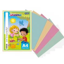 Papel Sulfite Colorido A4 100 Folhas Jandaia