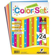 Papel Sulfite ColorSet Criativo A3 120g com 7 Cores Pacote com 24 Folhas - GPK