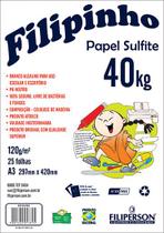 Papel Sulfite Filipinho A3 120gr 25fl Filiperson