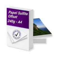 Papel Sulfite Offset 240g A4 250 Folhas Premium