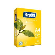 Papel Sulfite Report A4 75g 500 Folhas Amarelo Papel Sulfite Report A4 75g 500 Folhas Amarelo