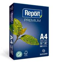 Papel sulfite report premium a4 75g branco 500 folhas - report
