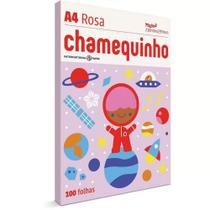 Papel Sulfite Rosa A4 75g/m² 100 Folhas CHAMEX