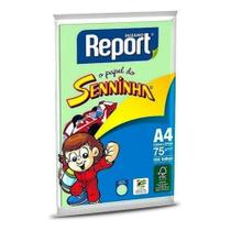 Papel Sulfite Seninha A4 Verde 100f - Suzano