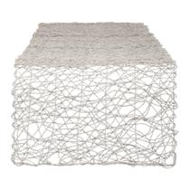 Papel tecido Table Runner DII 14x72cm cinza reversível Papel tecido Table Runner DII 14x72cm cinza reversível
