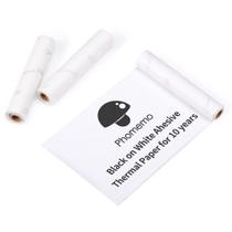 Papel Térmico Autoadhesivo Blanco Phomemo 107 mm para M04S/M04AS x3 Papel Térmico Autoadhesivo Blanco Phomemo 107 mm para M04S/M04AS x3