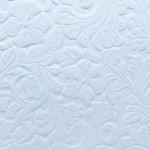 Papel Textura Branco Floral Ref 2026