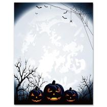 Papel timbrado de papelaria AnyDesign Halloween 60 folhas