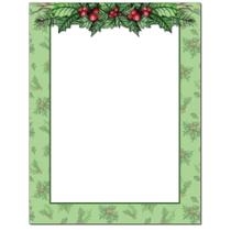 Papel Timbrado The Image Shop Jolly Holly 25 Folhas Papel Timbrado The Image Shop Jolly Holly 25 Folhas