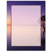 Papel Timbrado The Image Shop Purple Sky 25 Folhas Papel Timbrado The Image Shop Purple Sky 25 Folhas