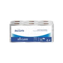 Papel Toalha Benefit Bobina 6X200 Metros 24 Gramas TBB6200 Milclean