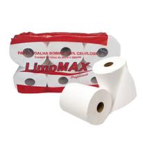 Papel Toalha Bobina 100% Celulose - 18A20g - 20x200m Verm - Limpmax