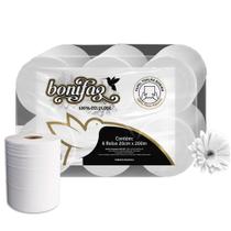 Papel toalha bobina 100% celulose 20cm x 100m com 8 rolos bonifaz