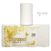 Papel toalha bobina 100% celulose 20cm x 200m c/6 rolo ourop