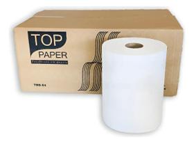 Papel Toalha Bobina 6x200m 100 Cel. Virgem Toppaper