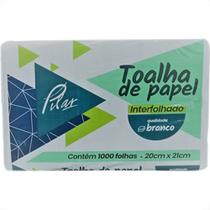 Papel Toalha Branco 20X21Cm C/1000 Pilar Papel Toalha Branco 20X21Cm C/1000 Pilar