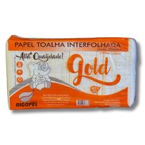 Papel Toalha Enxuga Bem Interfolha 2 Dobras Branco 20x20 1000 Folhas