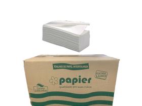 Papel toalha Extra Luxo Papier - Caixa C/2000 folhas Papel toalha Extra Luxo Papier - Caixa C/2000 folhas