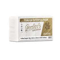 Papel Toalha Folha Dupla Premium 22,5 x 21cm - 1000 folhas