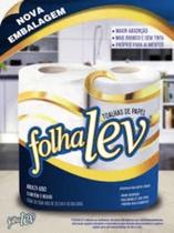 Papel toalha Folhalev 50 folhas 2un