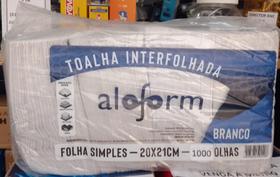 Papel toalha interfoha 1000 Aloform